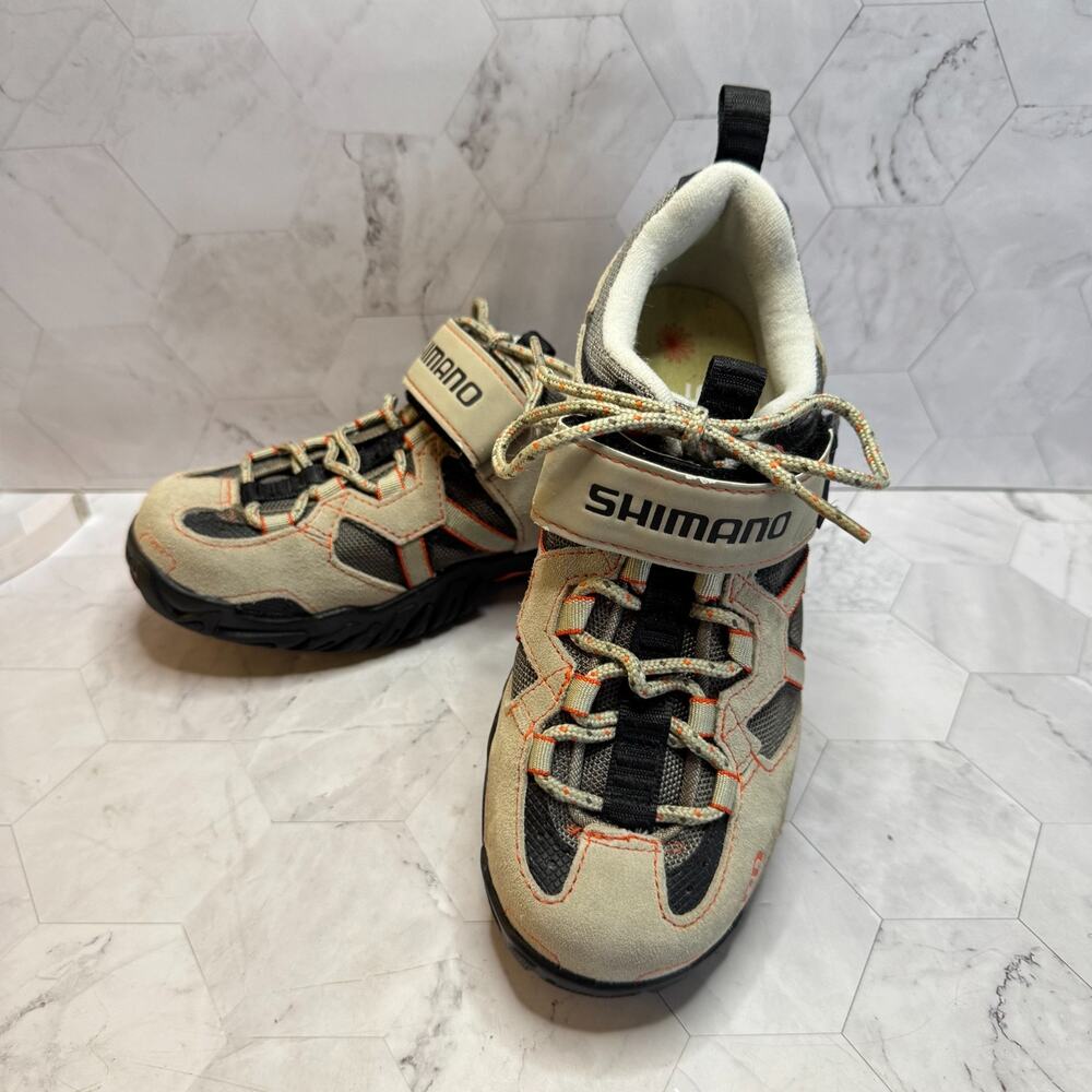 Shimano SH-WM40 2-Bolt Womens Sz 6.5 (EU 38) Cycling Bike Shoes w/Cleats in EUC